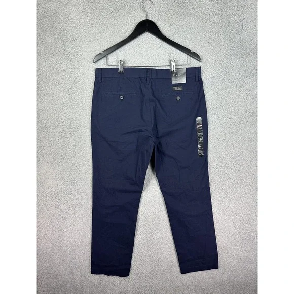 Banana Republic Pants Mens 33x30 Blue Aiden Summer Weight Chino Slim Fit Stretch